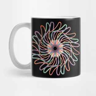 Spirograph Pinwheel Pattern Mug